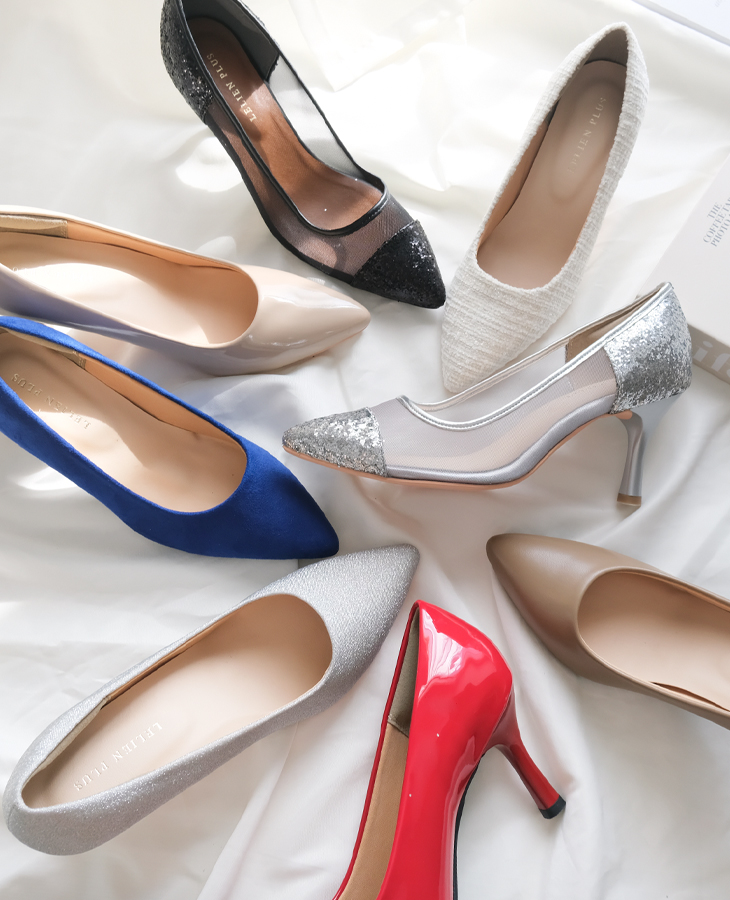 7cmヒールパンプス