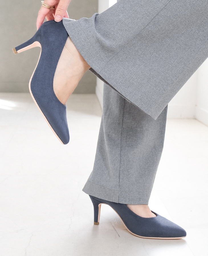 7cmヒールパンプス