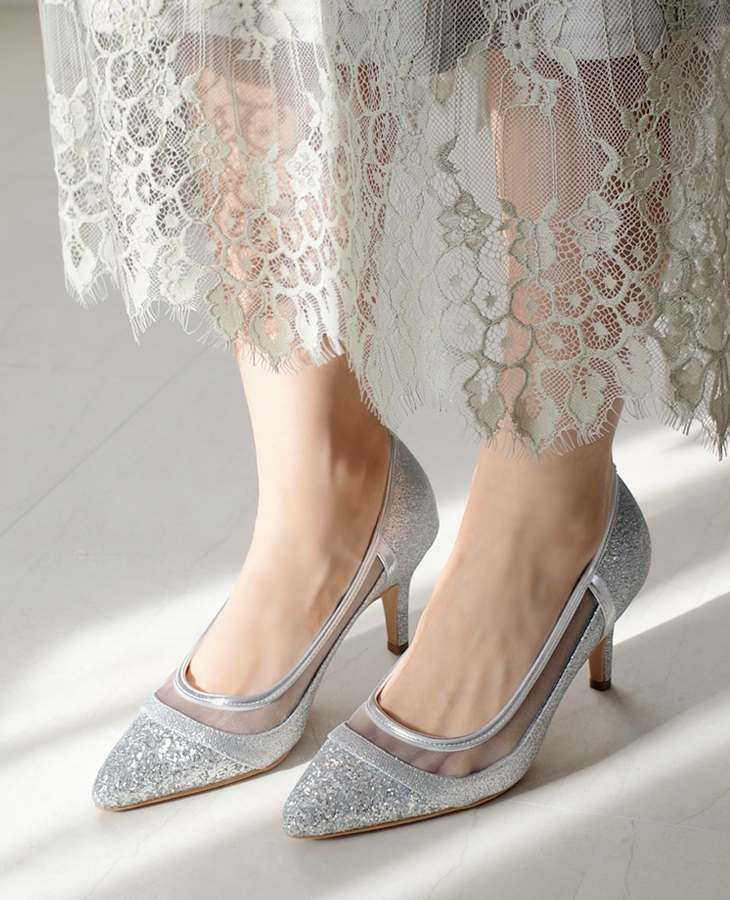 7cmヒールパンプス