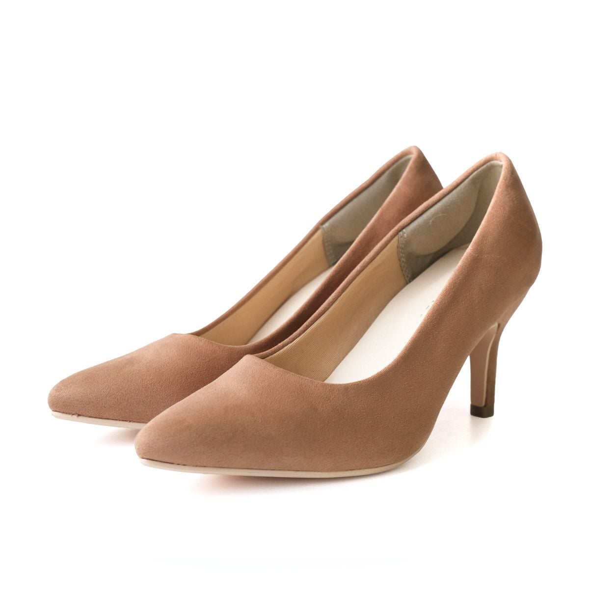 ポインテッドトゥパンプス7cm生地巻きヒール レディース | 《公式