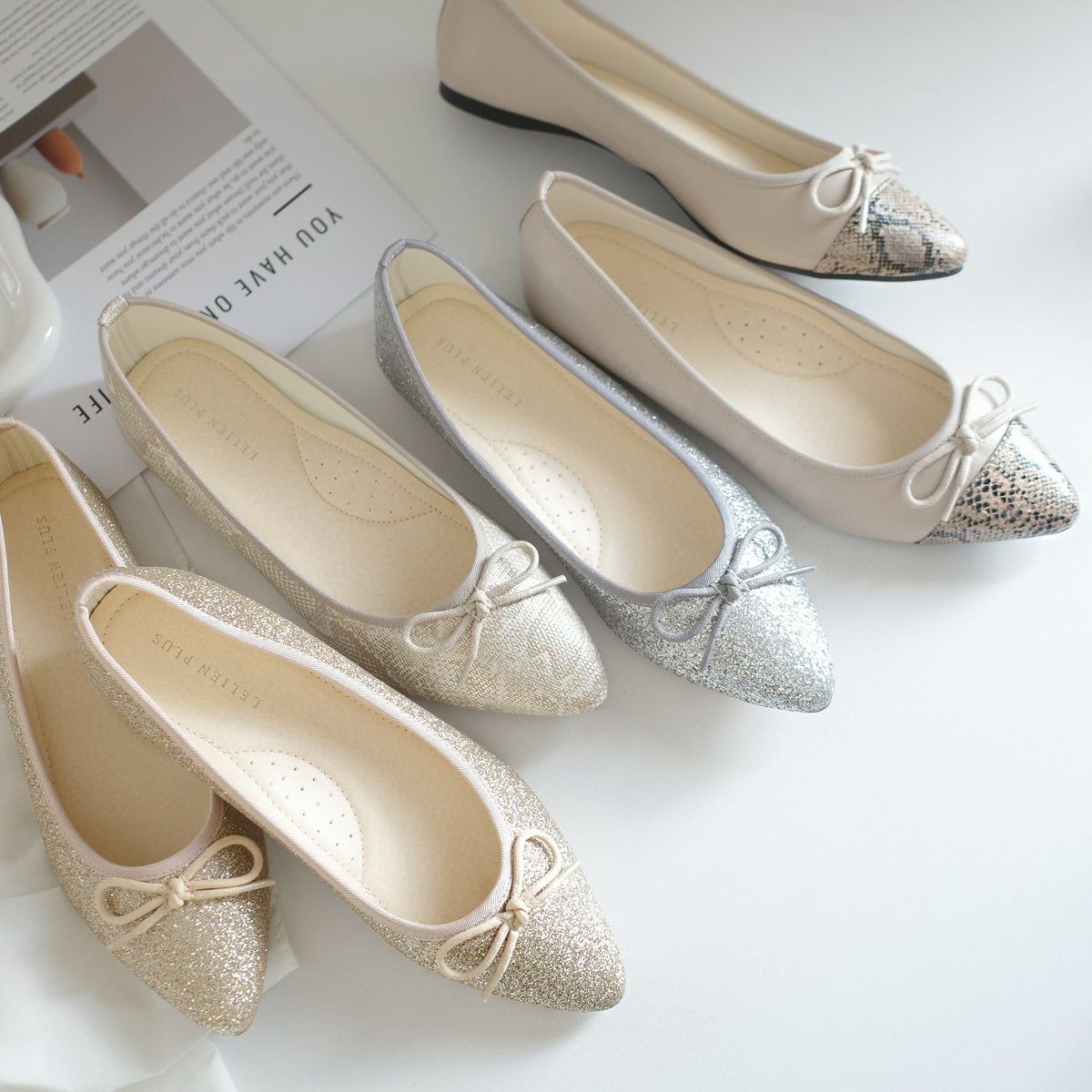 ポインテッドトゥバレエシューズ レディース | 《公式》レディース