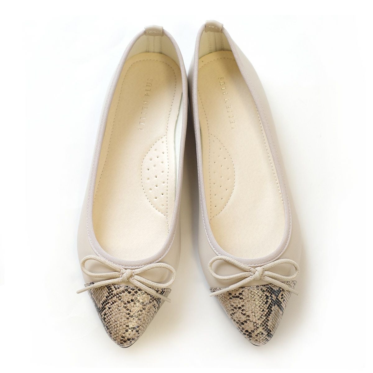 ベージュ(スムース)×パイソン