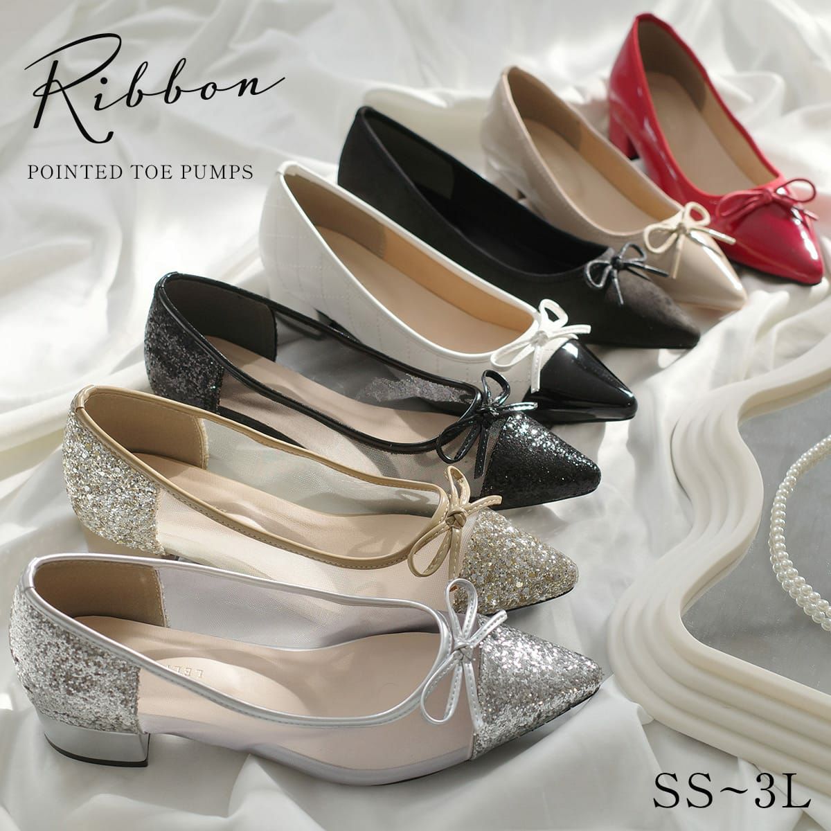 ポインテッドトゥマルチストリングストラップサンダル SY012