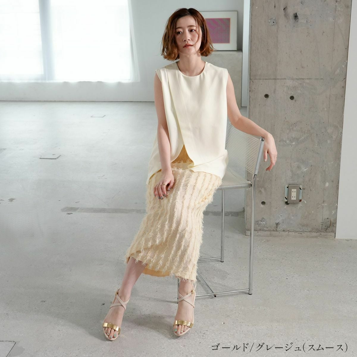 期間限定SALE】クロスストラップサンダル レディース | 《公式