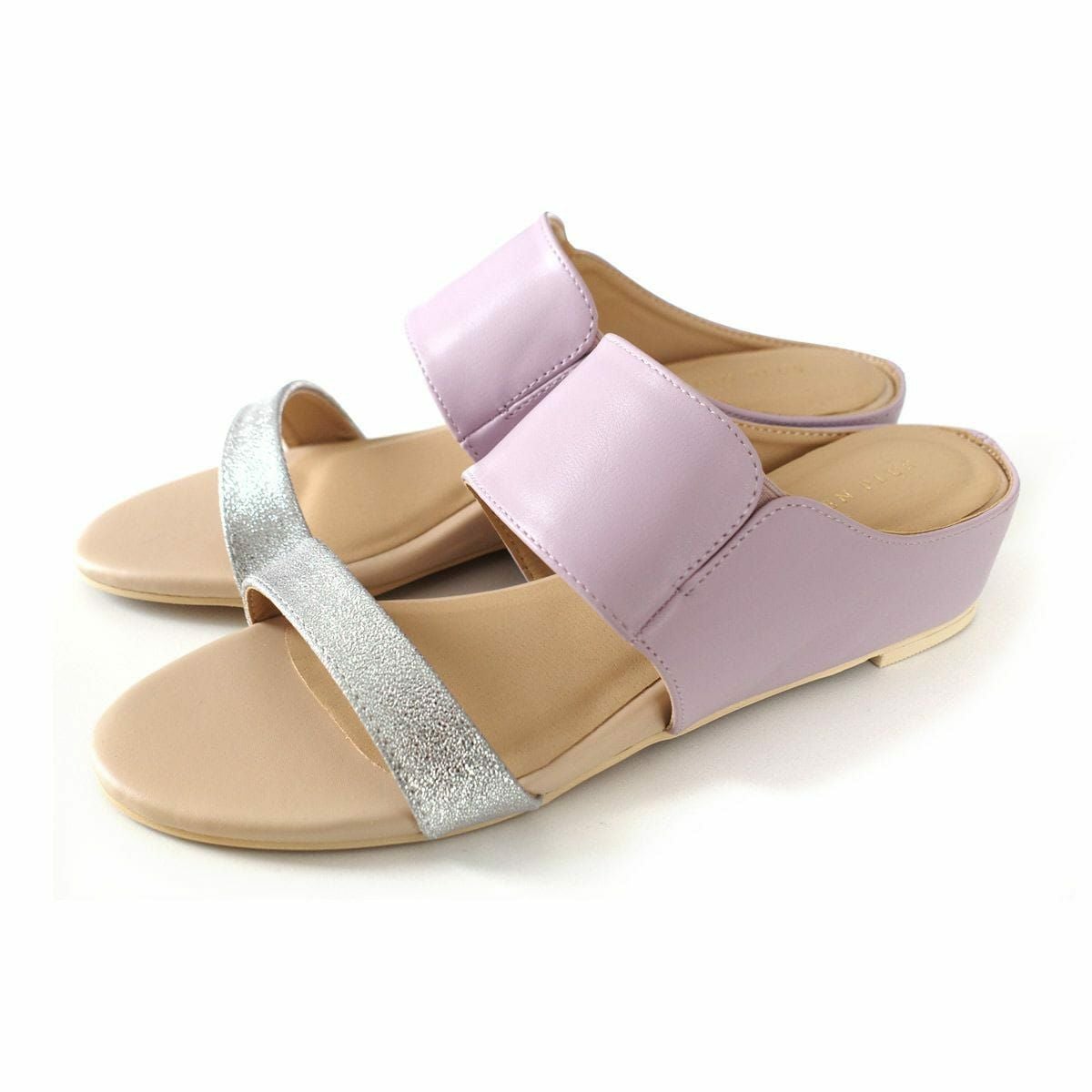 パープル(PU)×シルバー