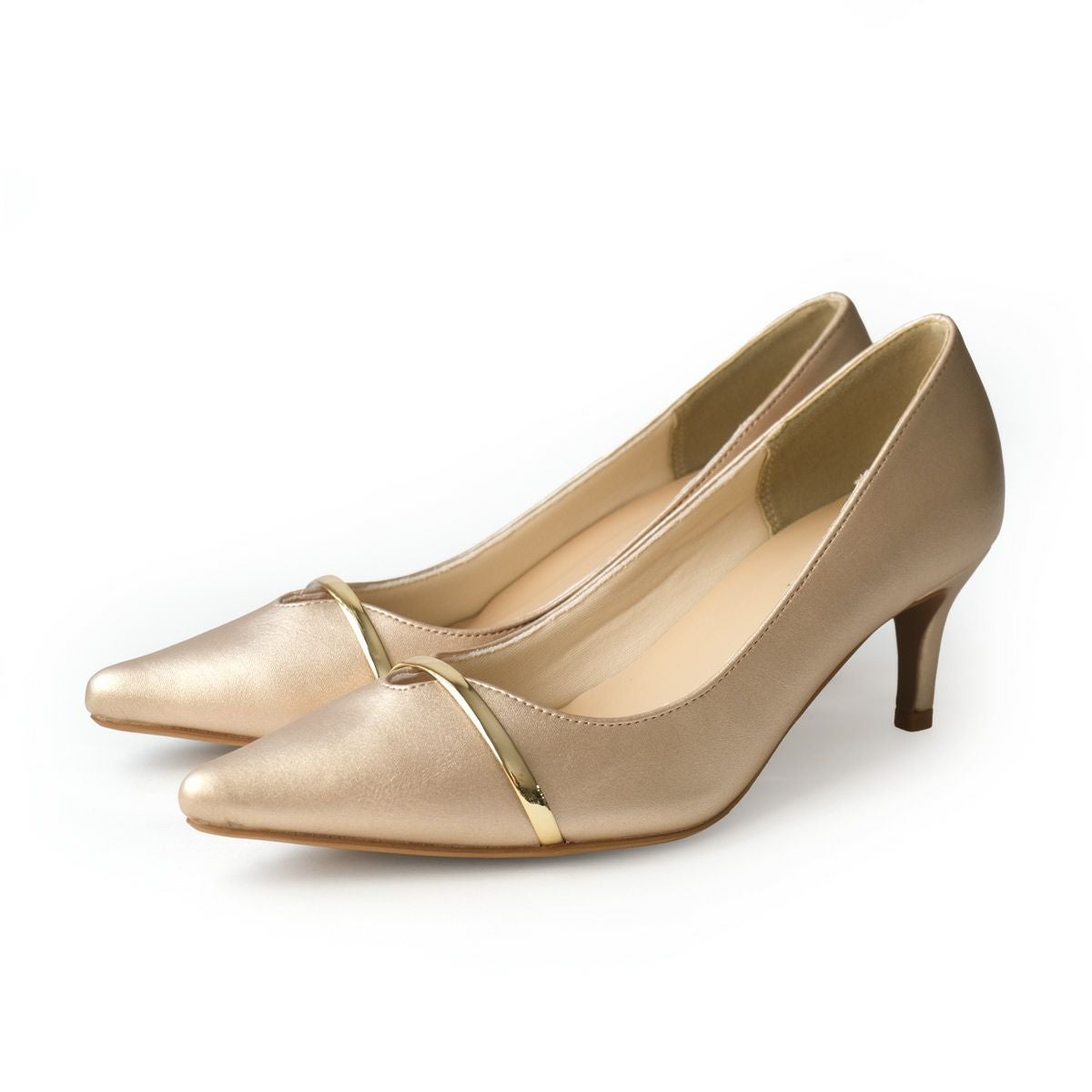 期間限定SALE】メタルラインポインテッドトゥパンプス | 《公式