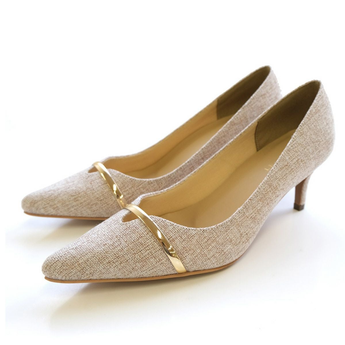 期間限定SALE】メタルラインポインテッドトゥパンプス | 《公式