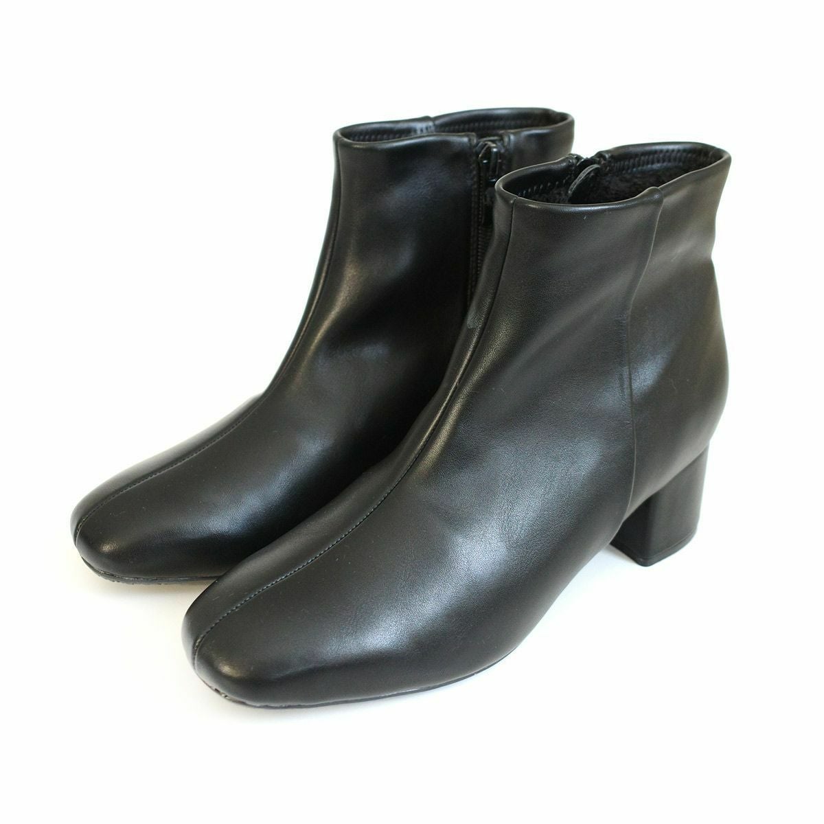 内ボアスクエアトゥショートブーツ レディース | 《公式》レディース