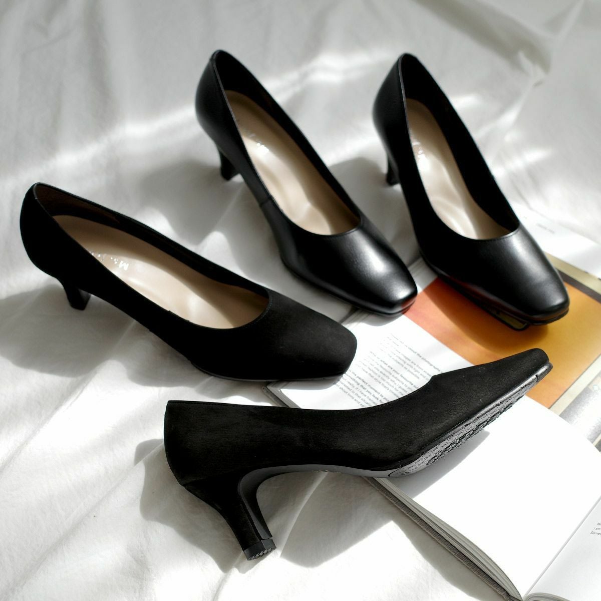 期間限定SALE】スクエアトゥパンプス レディース | 《公式》レディース