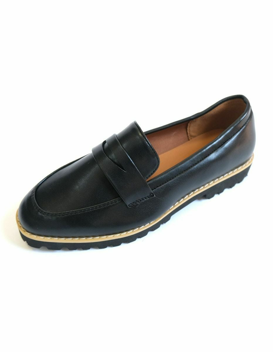 在庫限り！特別価格！】タンクソールコインローファー厚底 レディース