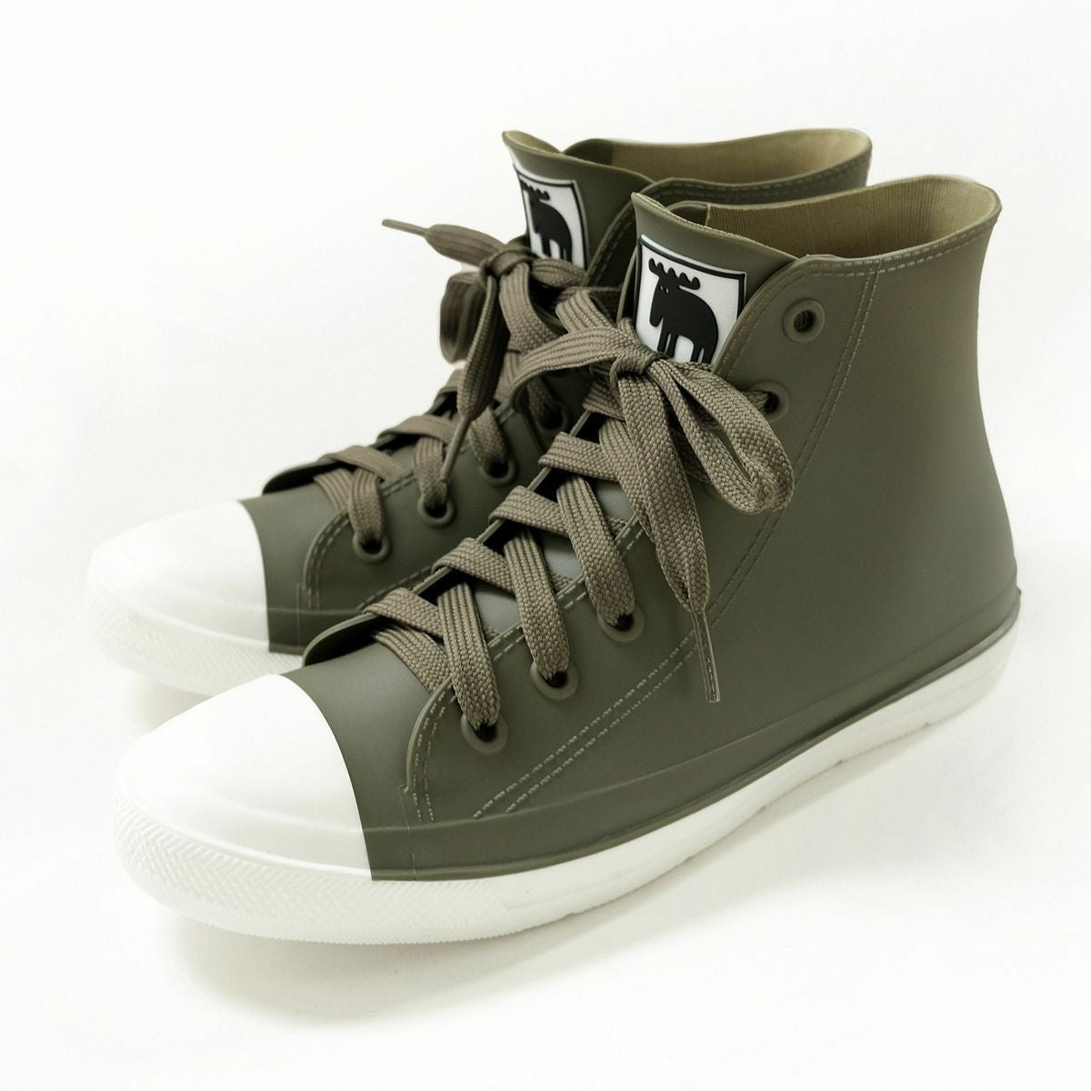 モズmozハイカットレインシューズスニーカー防水 レディース | 《公式