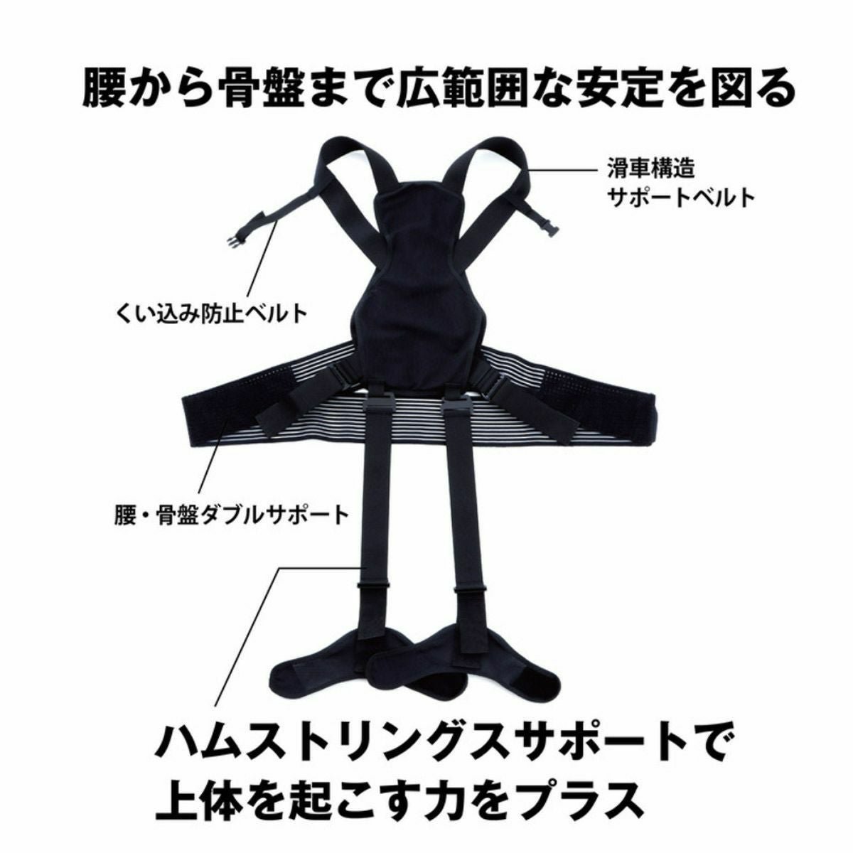 全身アシストパワースーツ！BLACKSUPPORTERアシストスーツ | 《公式