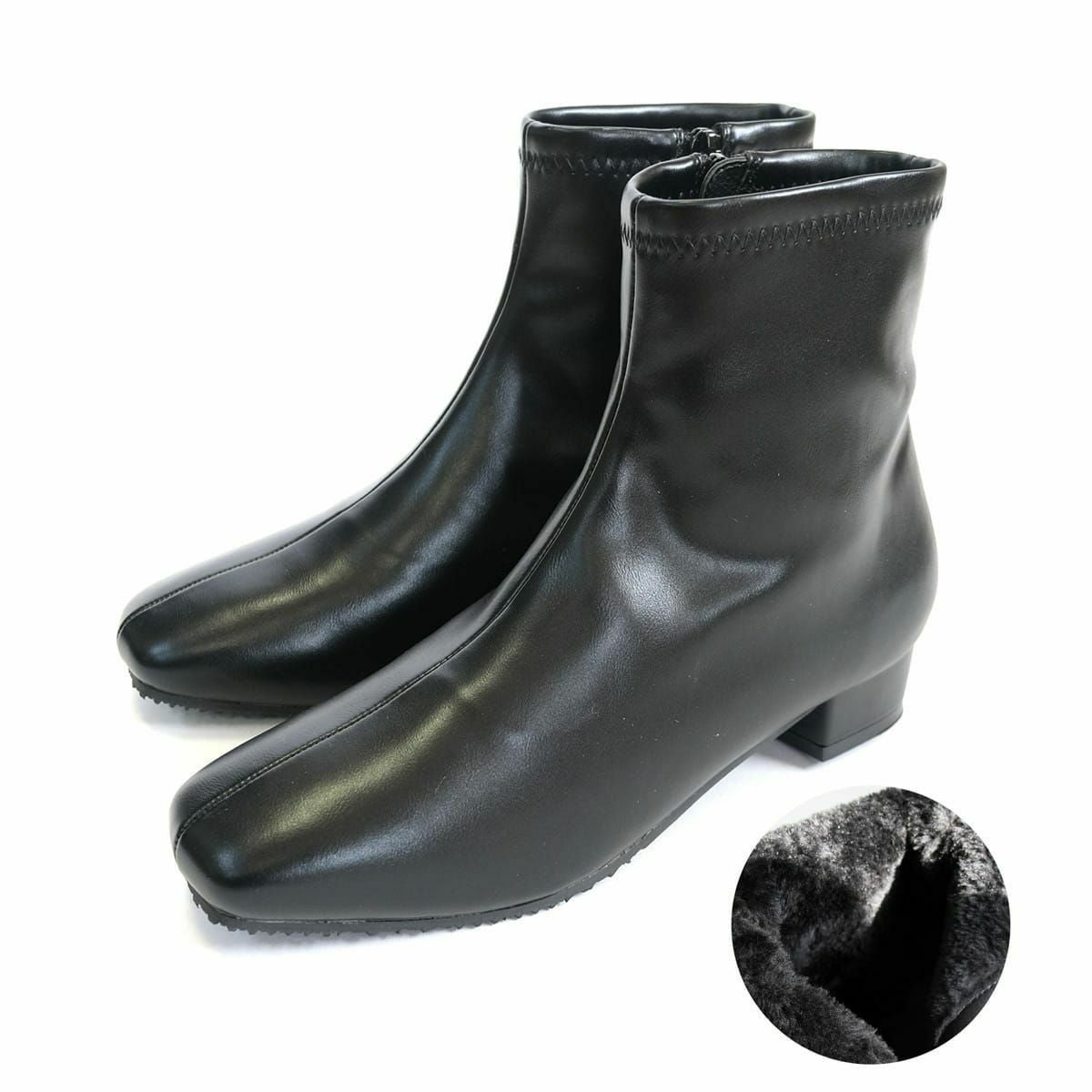 ブラック(スムース)裏起毛