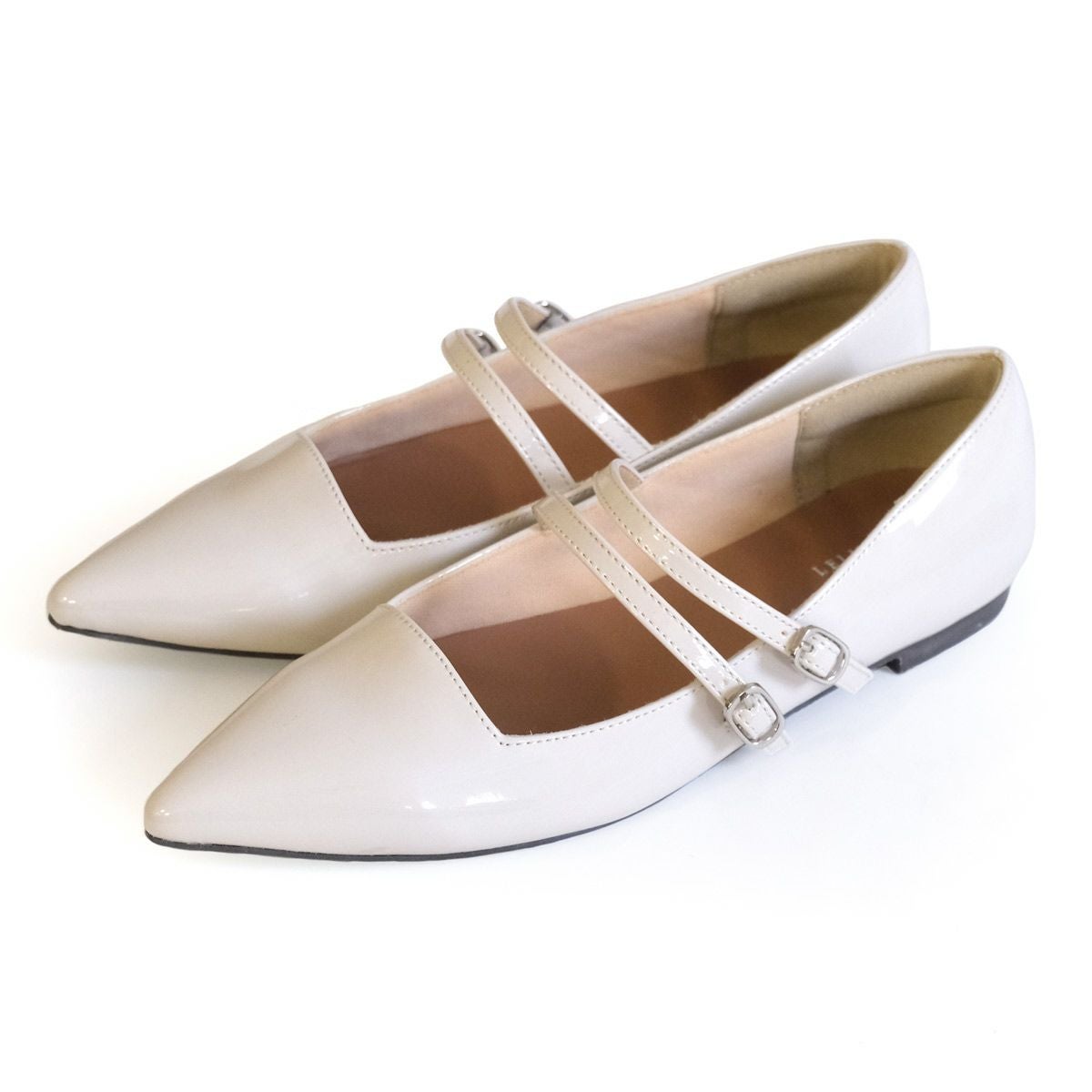 在庫限り！特別価格！】ダブルベルトポインテッドトゥメリージェーン