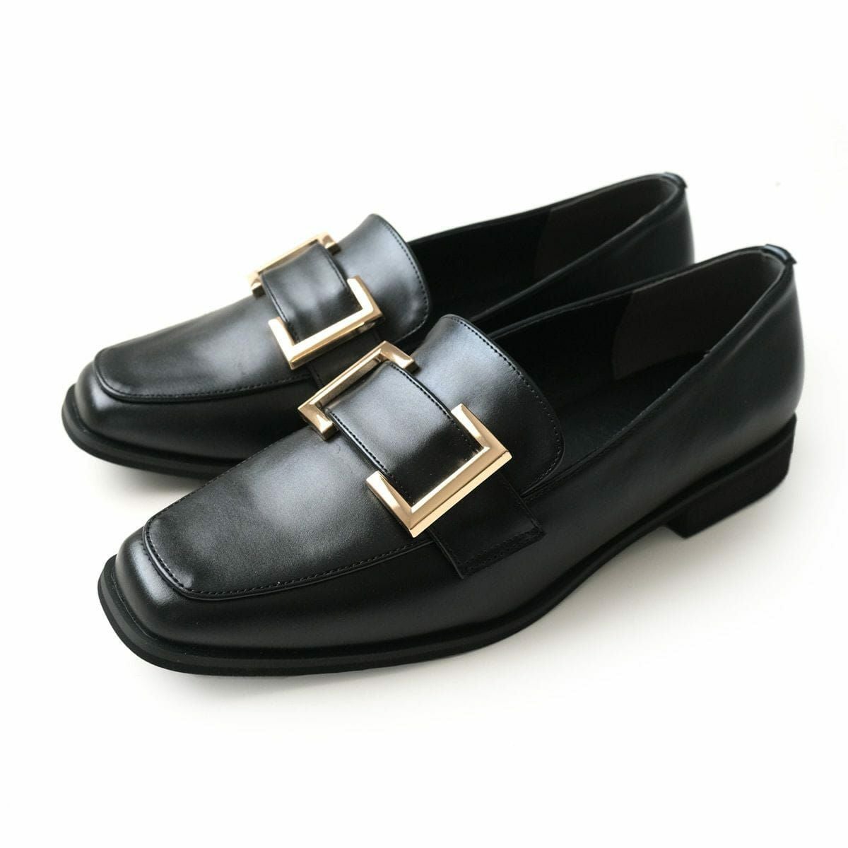 スクエアトゥバックルローファー レディース | 《公式》レディース