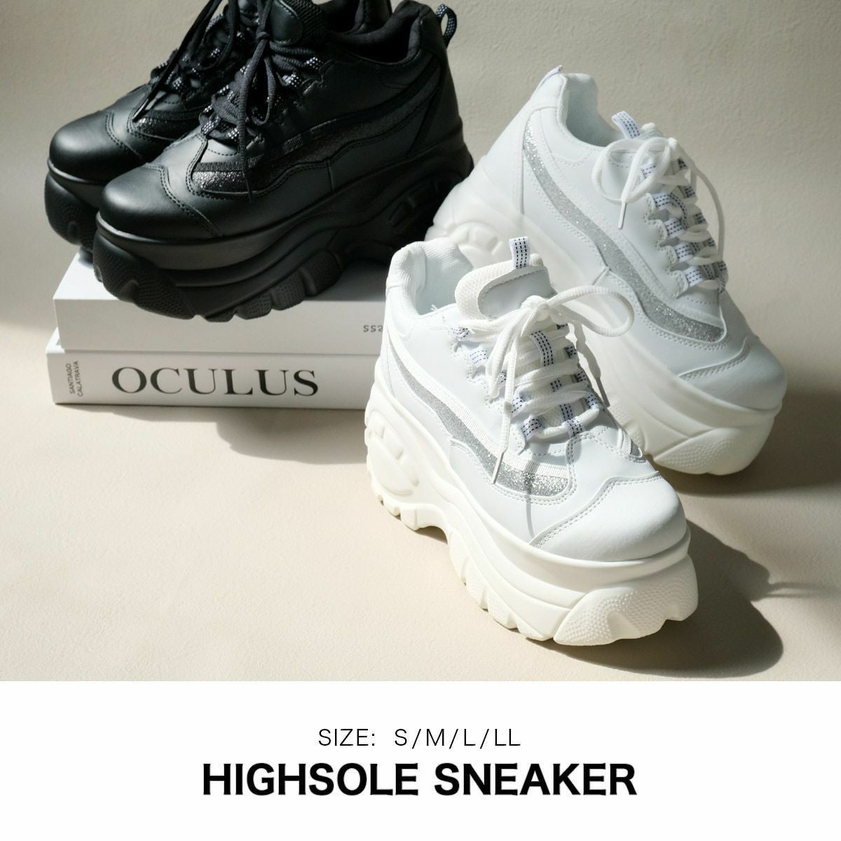 8cmソール厚底スニーカー レディース | 《公式》レディースシューズ