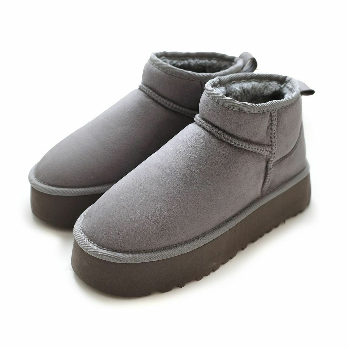 クリアランスSALE】厚底ムートンブーツショート レディース | 《公式