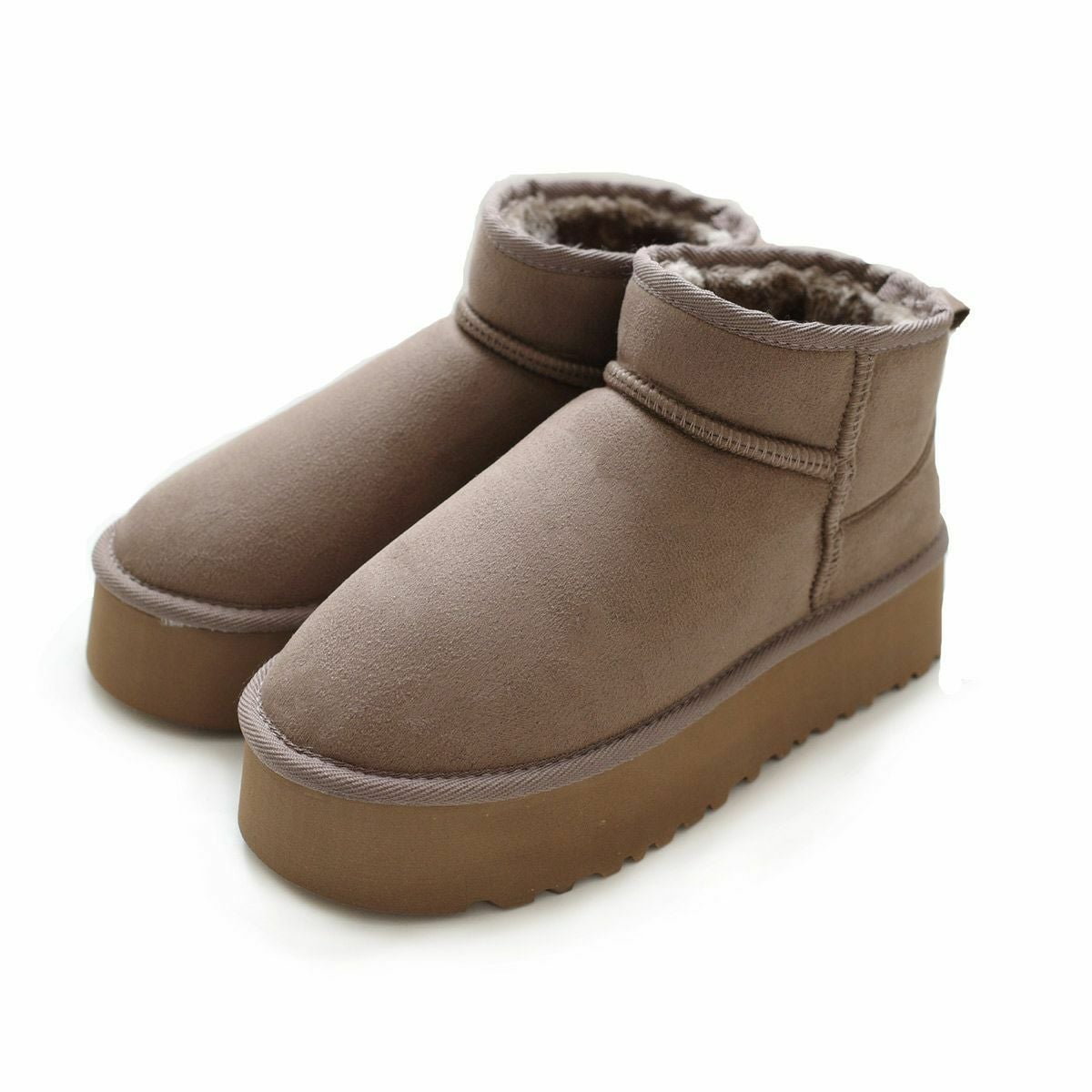 クリアランスSALE】厚底ムートンブーツショート レディース | 《公式