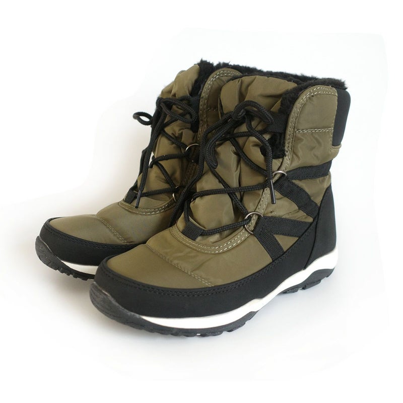 カーキ×ブラック