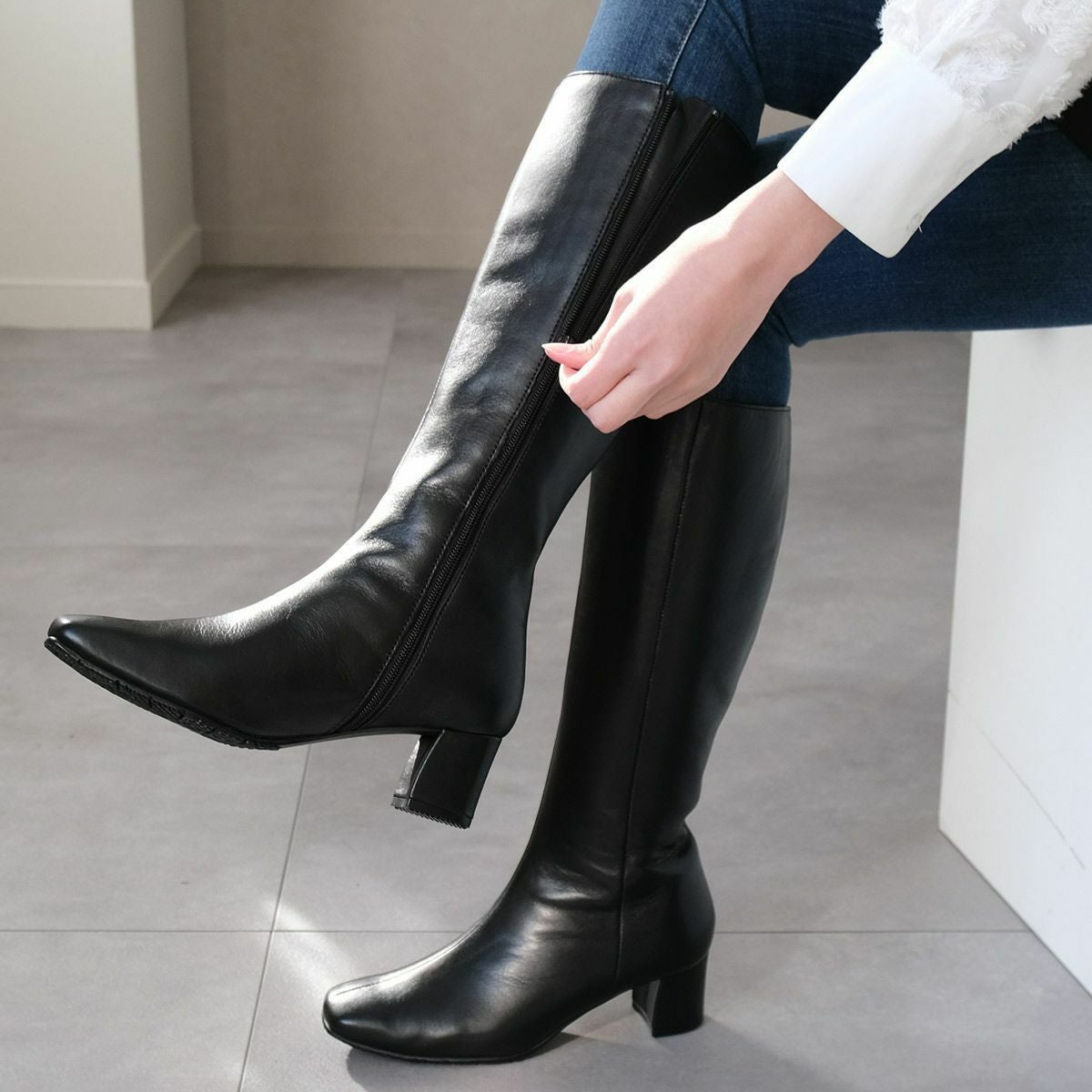 ロングブーツ本革 レディース | 《公式》レディースシューズ通販