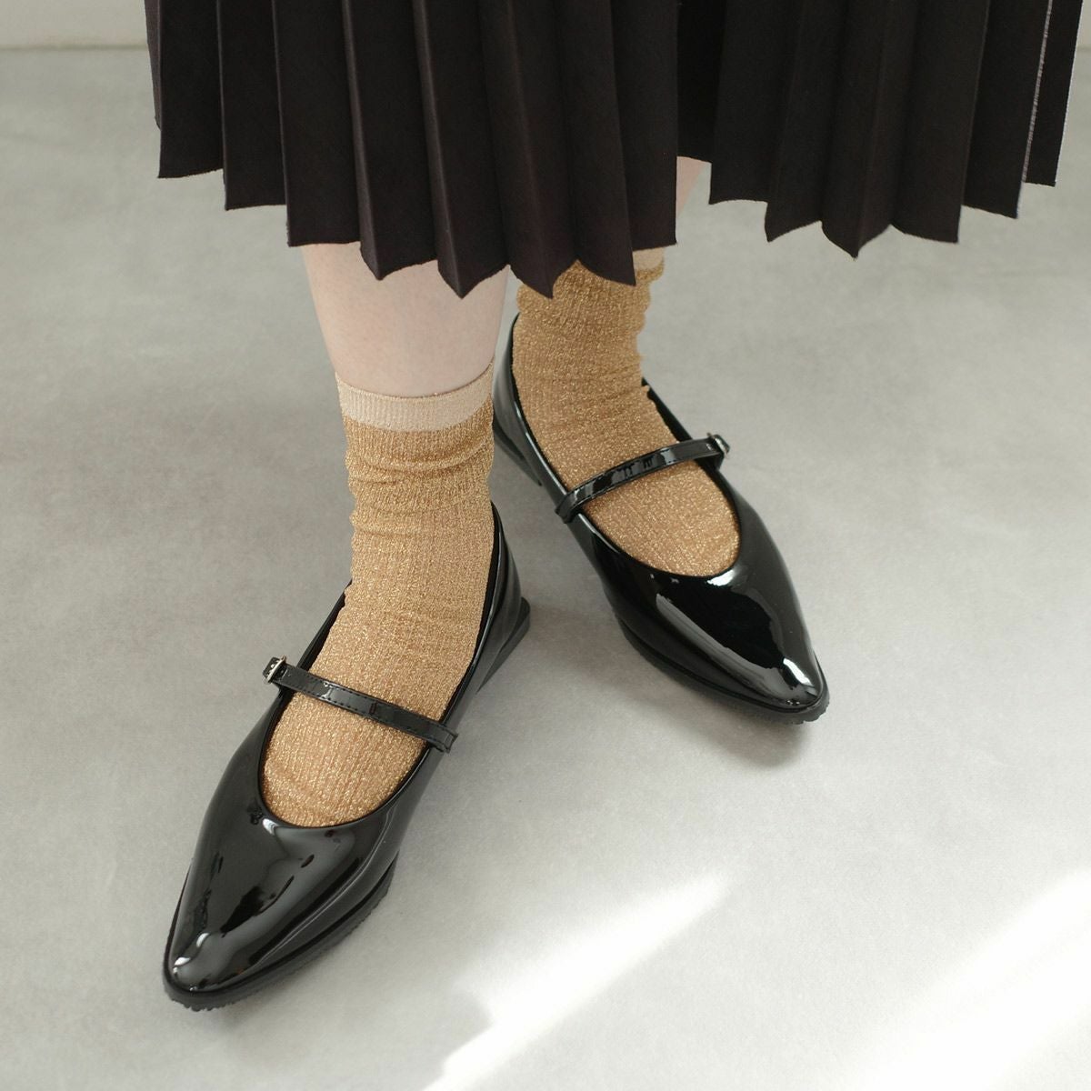 期間限定SALE】メリージェーンパンプスローヒールストラップ