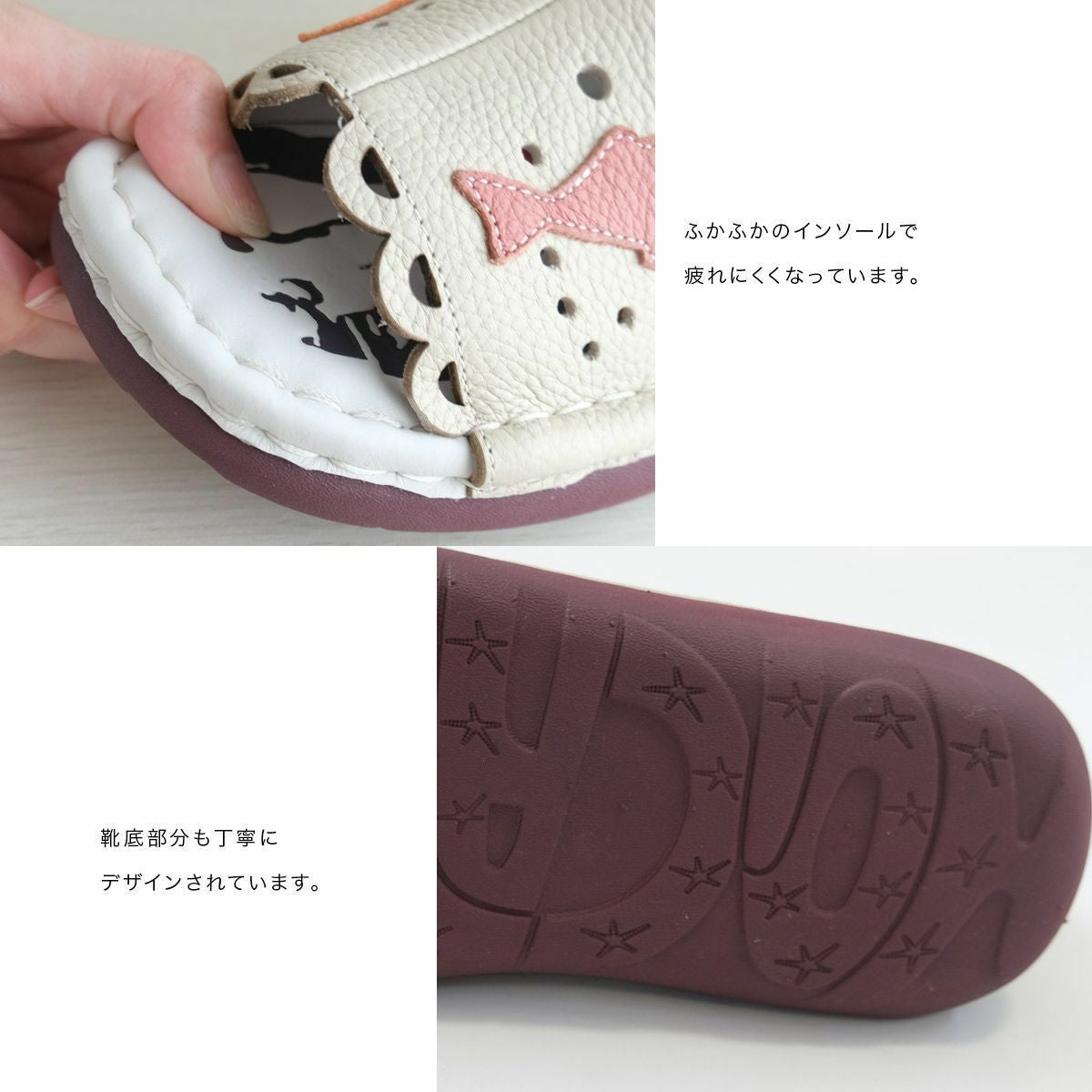 在庫限り！特別価格！】サンダルブーツサンダル牛革コンフォートバック