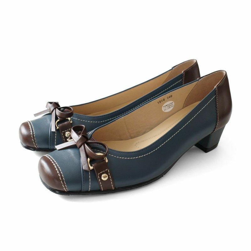 ネイビー×ブラウン