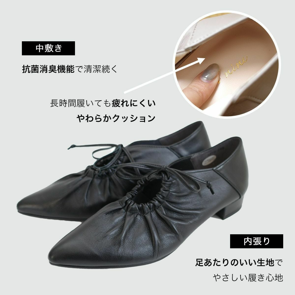 在庫限り！特別価格！】本革ポインテッドトゥパンプス レディース