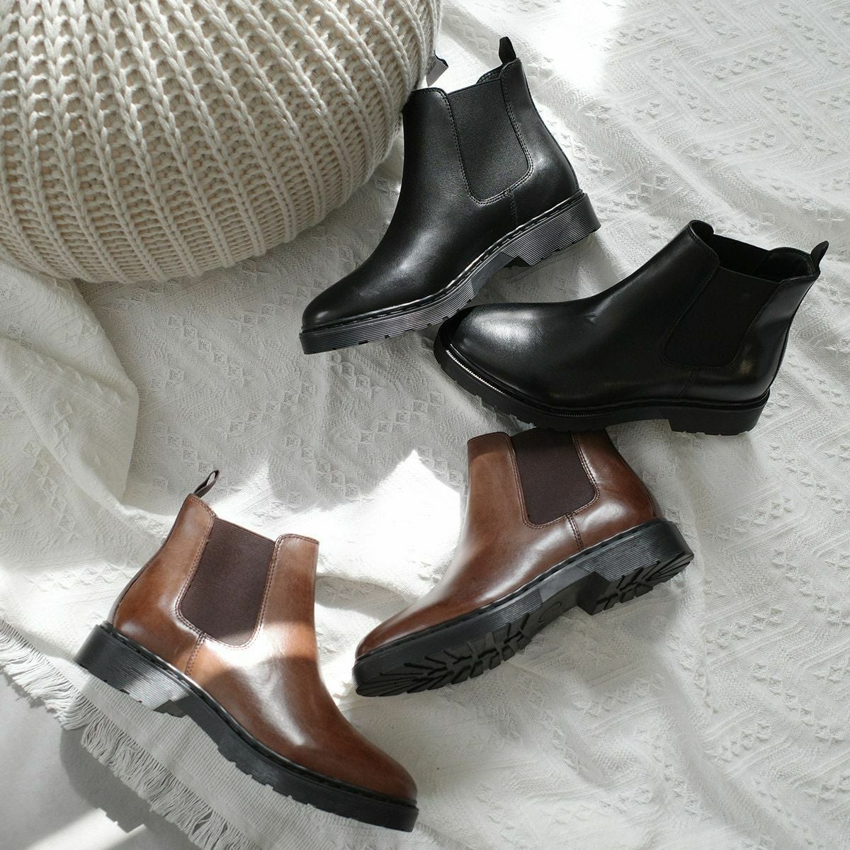 本革サイドゴアブーツ レディース | 《公式》レディースシューズ通販