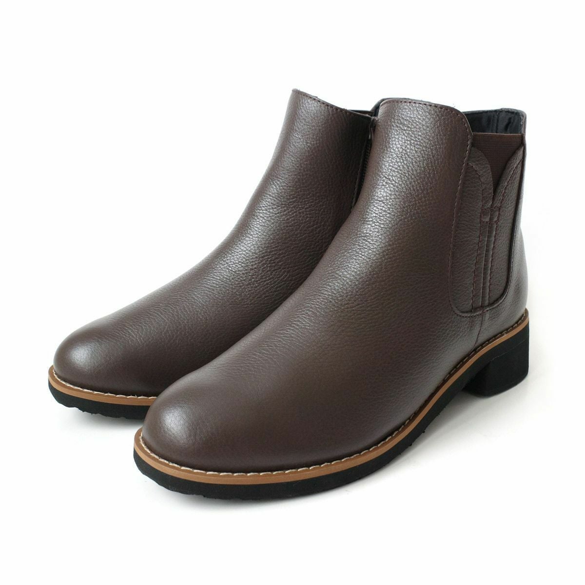 在庫限り！特別価格！】本革サイドゴアブーツショートブーツ