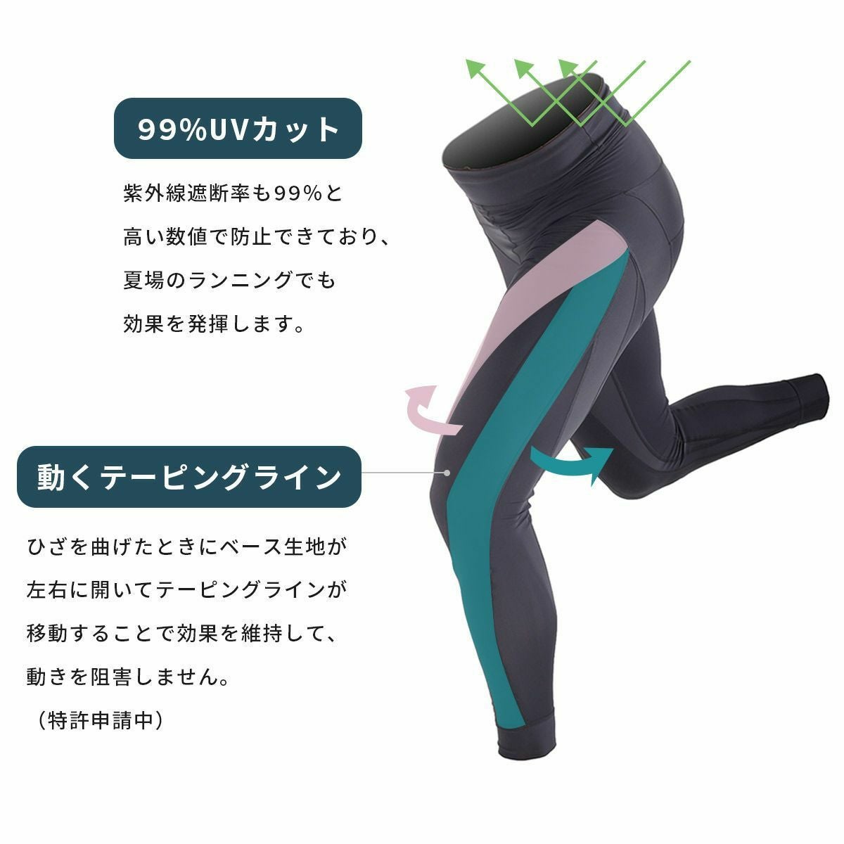 アスレチックプロタイツ着圧テーピング縫い目なしスパッツレギンス