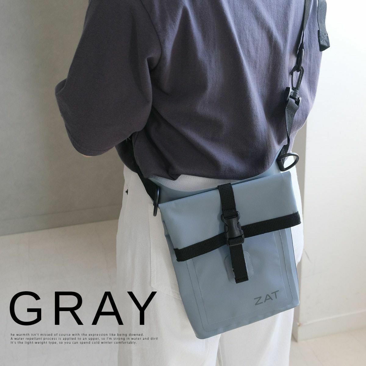 ZAT(ザット)3WAYポーチボディバッグウエストポーチ男女兼用バッグ