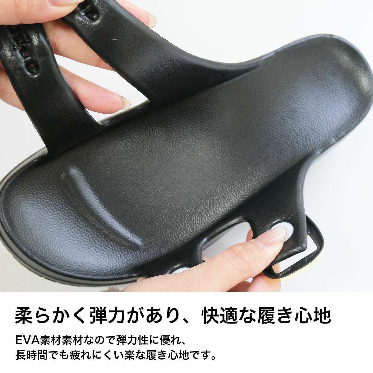 サンダルダブルベルトEVAサンダル軽量リカバリーサンダルシャワー