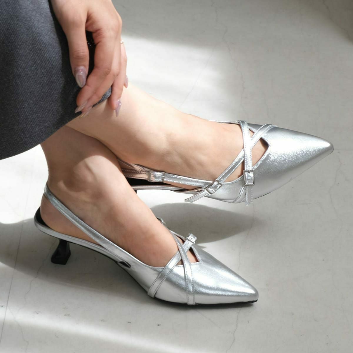 TULLE BACKストラップミュール TULLE BACKストラップミュール