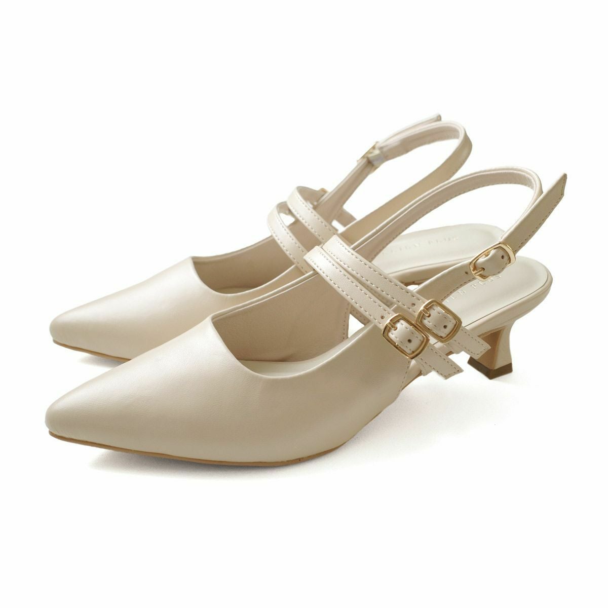 バックストラップミュールダブルストラップサンダル レディース