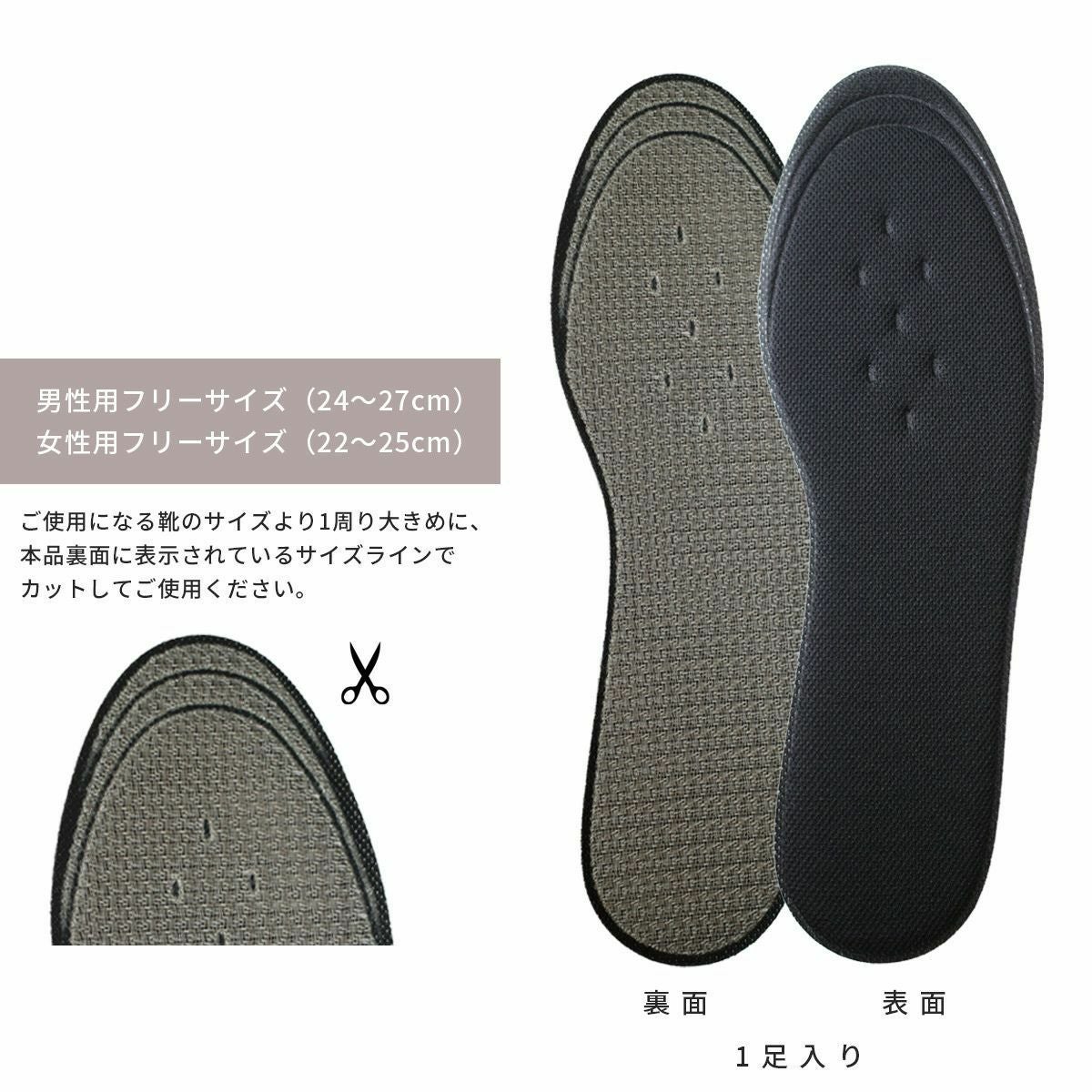 is-fit洗える制菌消臭インソール男性用女性用中敷き靴ケア | 《公式