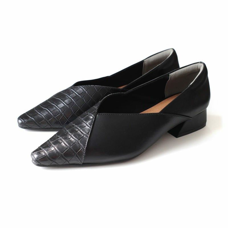 ブラック(クロコ)×ブラック(PU)