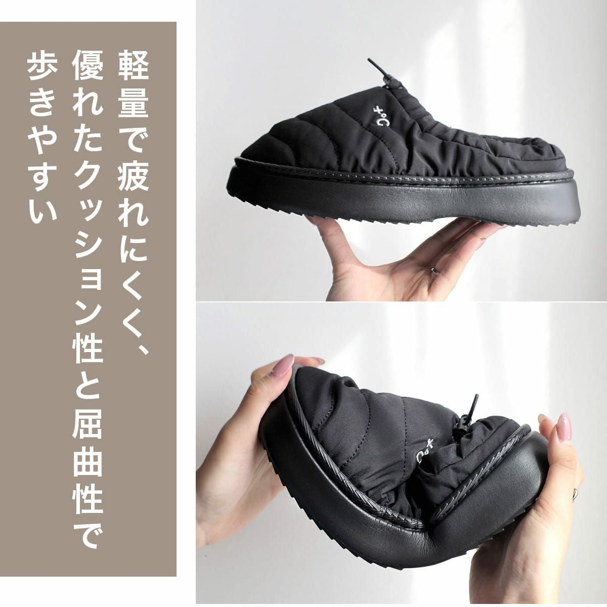 厚底ボアファースリッパサボ冬用サンダルダウンサンダルモックシューズ