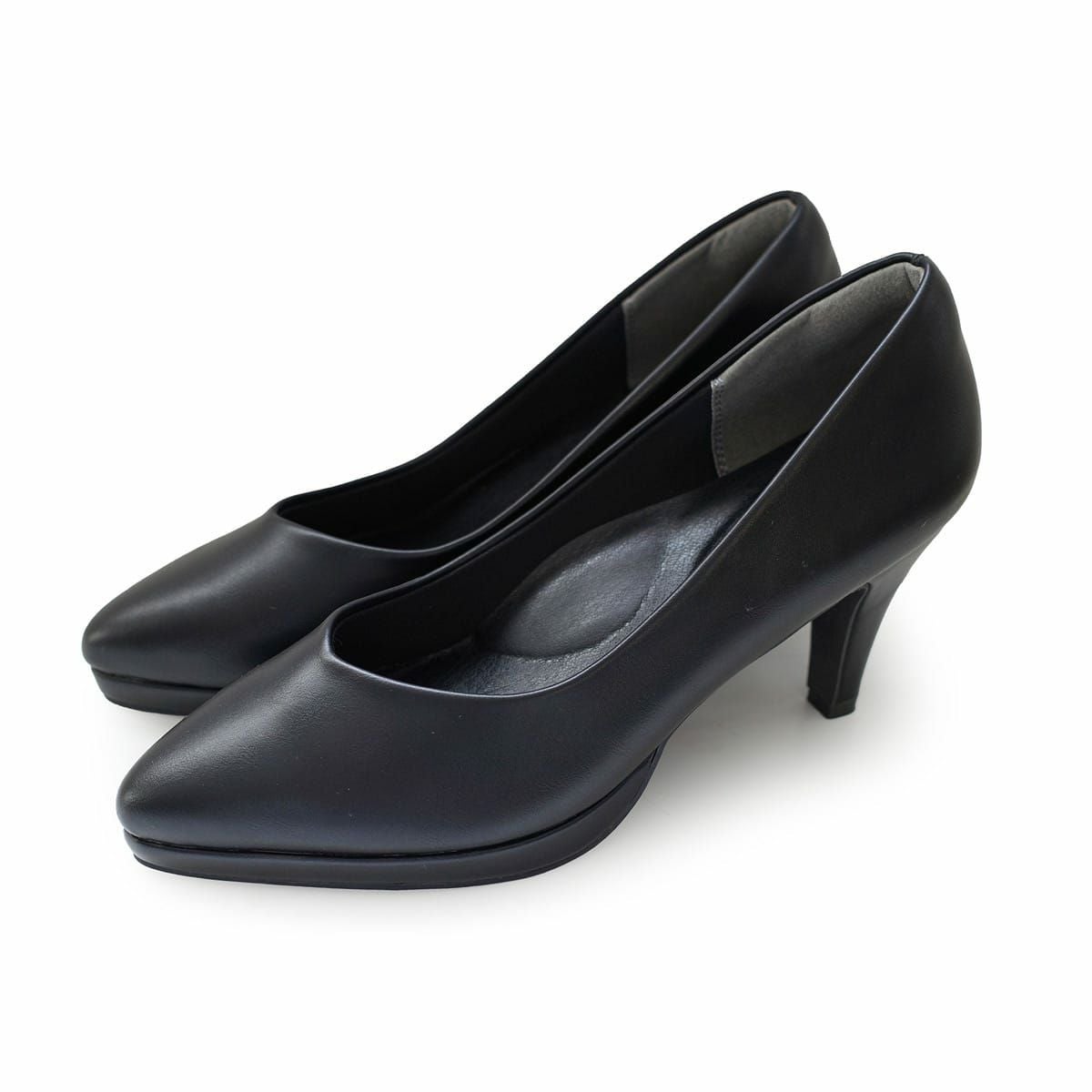 ストーム付き7.5cmヒール美脚パンプス レディース | 《公式